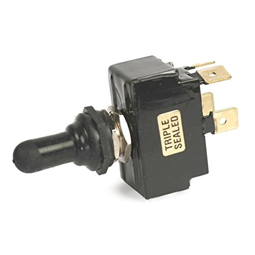 Off / On Double Pole 20 Amp Sand Sealed Toggle Switch With Tab Terminals