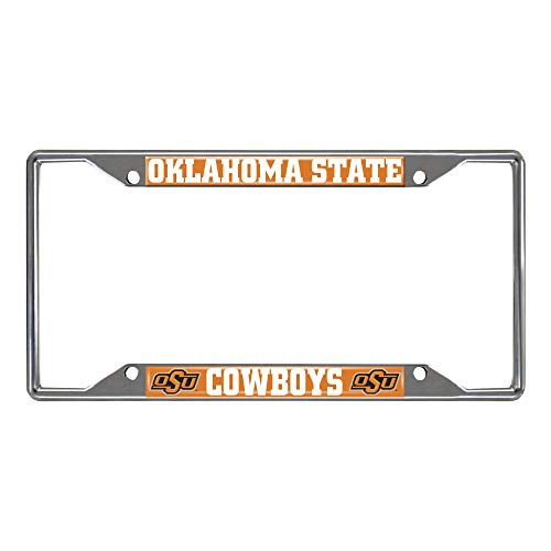 FANMATS NCAA Oklahoma State Cowboys License Plate Framelicense Plate Frame, Team Colors, One Sized 25071