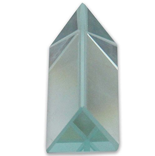 Hawk 1inch  X 2inch  Optical Glass Triangular Prism for Educational Or Photography Use, to Refract Light