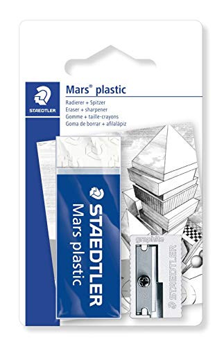 Staedtler Mars Plastic 526 S3BK2D Sharpener and Eraser Set