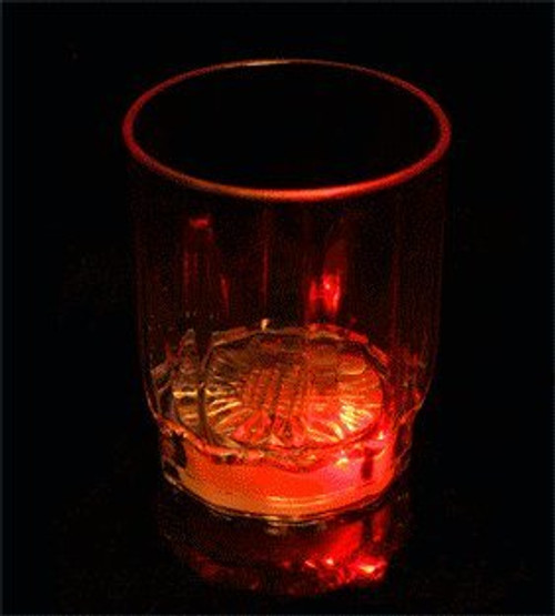 Lumistick LED Shot Glass - Ultra Bright Colorful Shine Shot Cups - Light-Up Tiny Beverage Drinkware - Glow in The Dark Shot Glass Drinker for Night Party Favor - 1 Glass