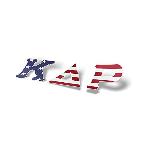 Kappa Delta Rho Fraternity USA Letter Sticker Decal Greek 2 Inches Tall for Window Laptop Computer Car KDR