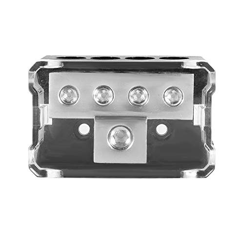 distribution block car audio,Car Power Distribution Audio Power Supply Distribution with 10GA In plus  44GA Out Block Splitter