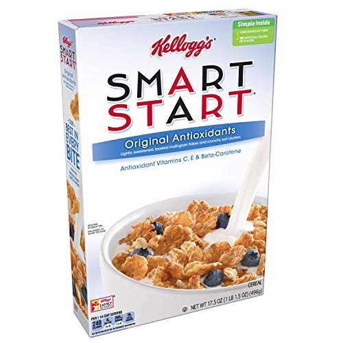 Discontinued Version Kelloggs Smart Start, Breakfast Cereal, Original Antioxidants, 17.5 oz Box