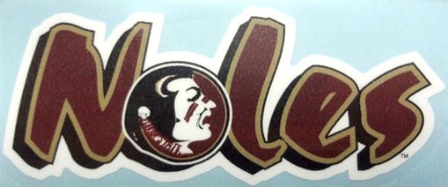 Florida State Seminoles NOLES SCRIPT LOGO 8inch  Vinyl Decal Car Truck Sticker FSU