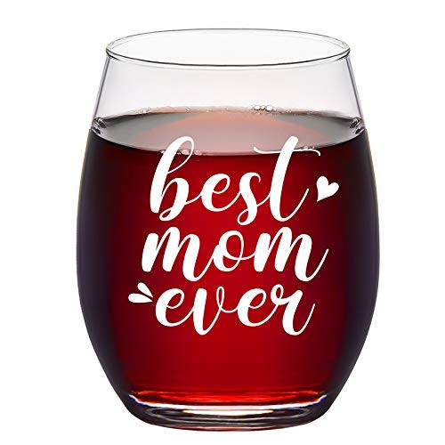 Mom Gifts, Best Mom Ever Stemless Wine Glass, Novelty Wine Gifts for Women Mom Mom to be New Mom Mother Mother's Day Birthday Christmas from Daughter Son Kids, Funny 15Oz Mom Wine Glass Mom Gifts, Best Mom Ever Stemless Wine Glass, Novelty Wine Gifts for Women Mom Mom to be New Mom Mother Mother's Day Birthday Christmas from Daughter Son Kids, Funny 15Oz Mom Wine Glass