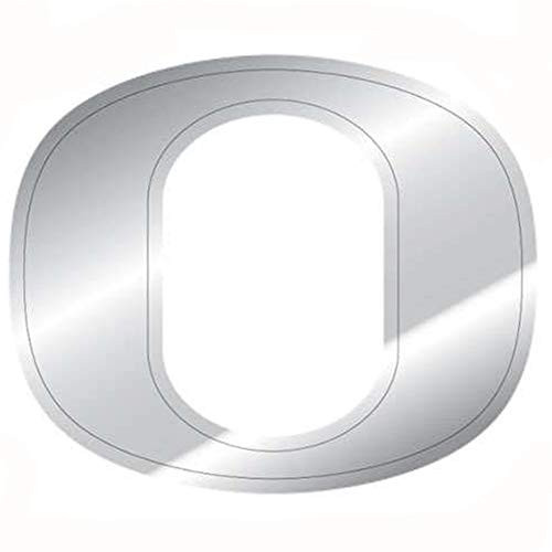 Logo Oregon Ducks Decal - Chrome O - 3.5inch  x 4.5inch