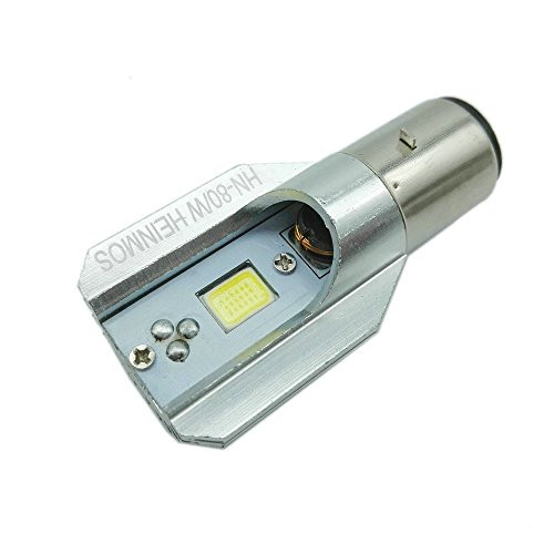 Heinmo New BA20D LED Motorcycle Headlight Blub DC/AC 9~80V 9W 800LM 6500K COB Scooter Accessoire Motobike head lamp M2S9W