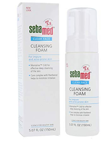 Sebamed Clear Face Cleansing Foam 5.07 Fluid Ounces (150mL)