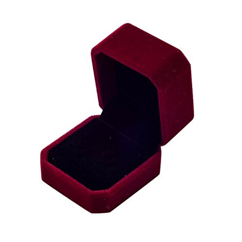 Auwer Fashion Velvet Engagement Wedding Earring Ring Pendant Jewelry Display Box Gift Rings Earrings Necklace Case Red Auwer Fashion Velvet Engagement Wedding Earring Ring Pendant Jewelry Display Box Gift Rings Earrings Necklace Case Red