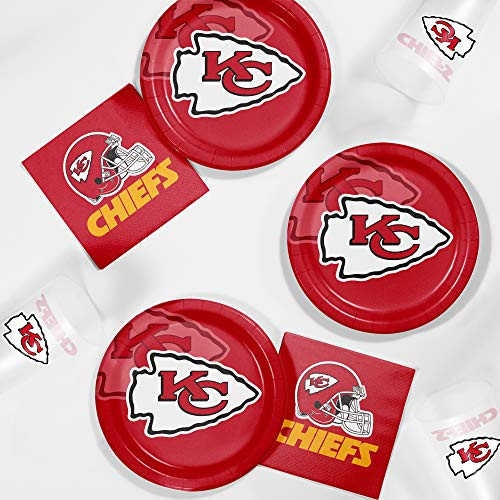 Creative Converting Kansas City Chiefs Tailgating Kit, Serves 8
