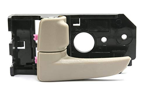 Otois Interior Front/Rear Left Driver Side Inside Door Handle 82610-2F000NM Textured Beige for Kia Spectra Spectra5 Cerato 2004 2009