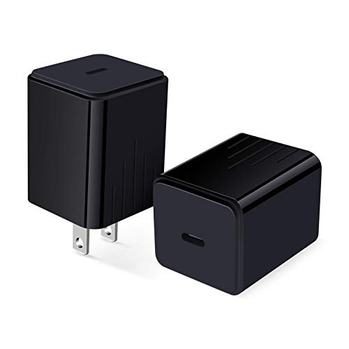 USB C Fast Charger Block, ANDHOT 2Pack 18W Fast PD Charger Adapter Type C Wall Plug Power Brick Cube for iPhone 12 Mini/12 Pro Max SE 11 XR XS X 8 Plus, iPad, AirPods Pro, Samsung S20, Pixel 5 4a 3XL USB C Fast Charger Block, ANDHOT 2Pack 18W Fast PD Charger Adapter Type C Wall Plug Power Brick Cube for iPhone 12 Mini/12 Pro Max SE 11 XR XS X 8 Plus, iPad, AirPods Pro, Samsung S20, Pixel 5 4a 3XL