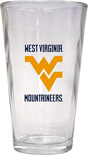 West Virginia Mountaineers 16 oz Pint Glass