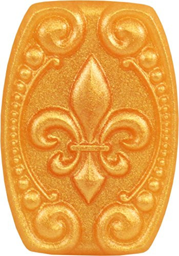 Fleur de Lis Soap, Sea Glass, Gold