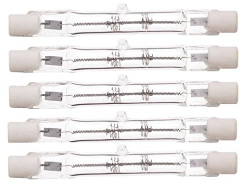 5Pack - J Type 78mm Double Ended 120 Volts 100 Watt T3 Halogen Bulb 120V 100W