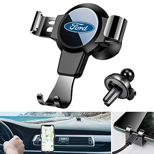 fit Ford Cell Phone Holder Gravity Car Phone Mount,Automatic Locking Universal Air Vent GPS Phone Black Ford