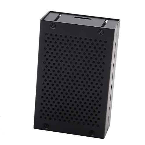 Oumefar Raspberry Pi 4 Box Protective Case Enclosure Lightweight Aluminum Alloy Case Protective Raspberry Pi Enclosure with Removable Top Cover