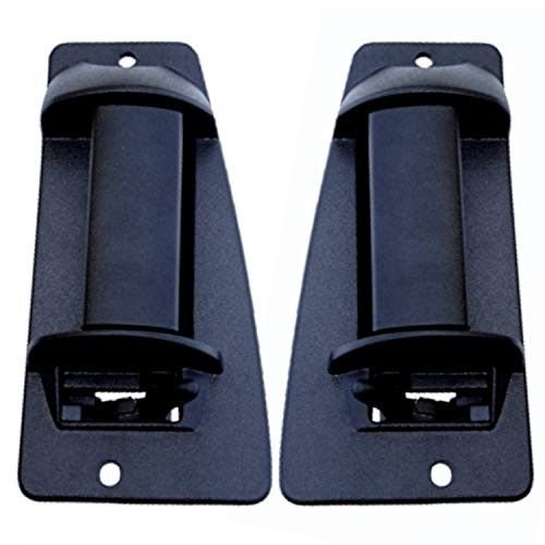 Parts N Go 1999-2007 Chevy Silverado Driver  and  Passenger Side Door Handle Rear Outer Replacement Black 99-07 GMC Sierra Left/Right Side Extended Cab Handles - GM1520115, 15758172, GM1521115, 15758171