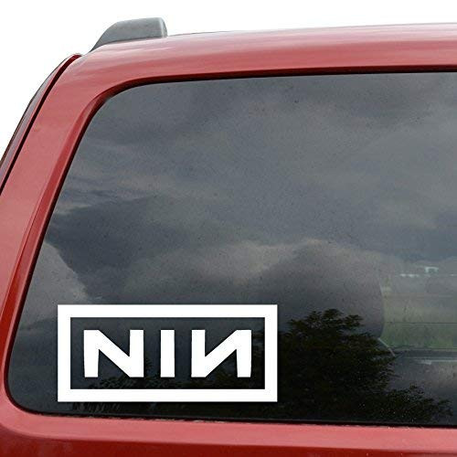 YWS Vinyl Stickers Decals - Nine Inch Nails Rock Band - Stickers Laptop Car Truck Window Bumper Decor Notebook SMA4408