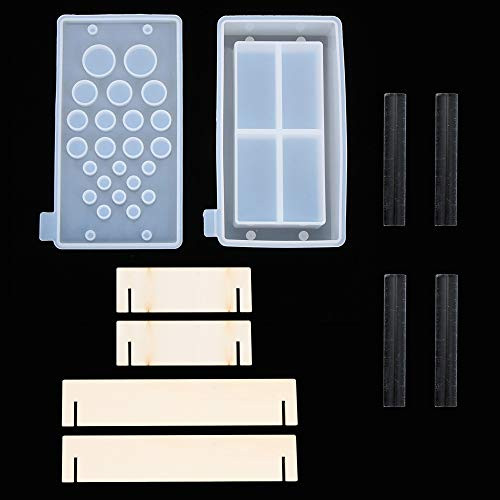 DIY Storage Box Crystal Epoxy Cosmetics Brushes Resin Mold Makeup Case Molds Silicone Casting Mould Makeup Brush Holder Organizer