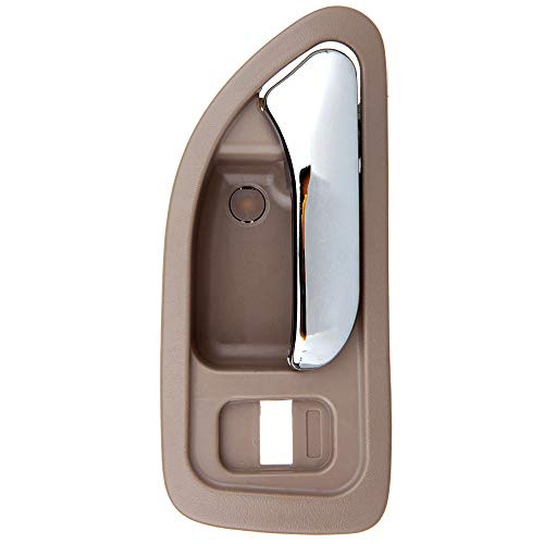 LUJUNTEC Interior Door Handle Rear Passenger Side Replacement for 1994-1997 for Honda Accord Beige