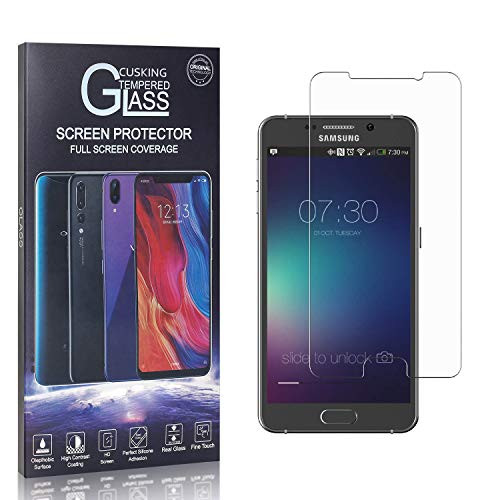 Screen Protector for Galaxy Note 5, CUSKING 9H Hardness Tempered Glass Screen Protector for Samsung Galaxy Note 5, High Transparency, Bubble Free, 4 Pack
