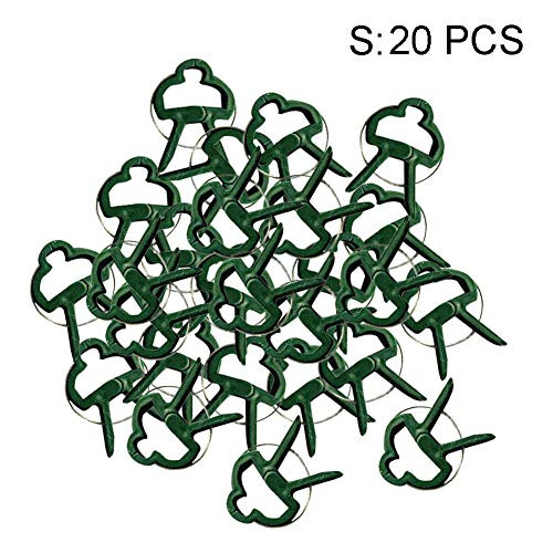 Escolourful Garden Tools Set Gardening Plant  and  Flower Lever Loop Gripper Clips for Supporting or Straightening Plant Stems, Stalks, and Vines, Plant Support Garden Clips