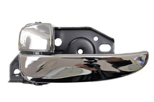 PT Auto Warehouse HY-2305M-LH - Interior Inner Inside Door Handle, Chrome - Left Driver Side