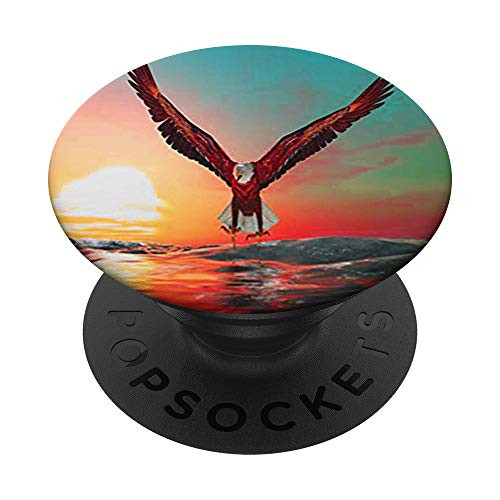 Beautiful Bald Eagle Flying Ocean Sunset Design PopSockets PopGrip Swappable Grip for Phones and Tablets Beautiful Bald Eagle Flying Ocean Sunset Design PopSockets PopGrip Swappable Grip for Phones and Tablets