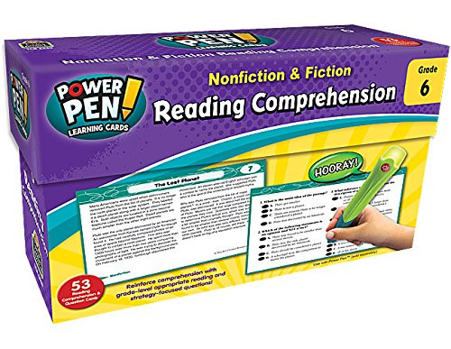 Teacher Created Resources Power Pen Learning Cards: Reading Comprehension Grade 6 (6469)