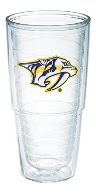 Tervis 1063885 "NHL Nashville Predators" Tumbler, Emblem, 24 oz, Clear Tervis 1063885 "NHL Nashville Predators" Tumbler, Emblem, 24 oz, Clear