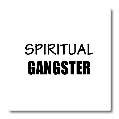 3dRose ht_223166_1 Spiritual Gangster Iron on Heat Transfer for White Material, 8" x 8"