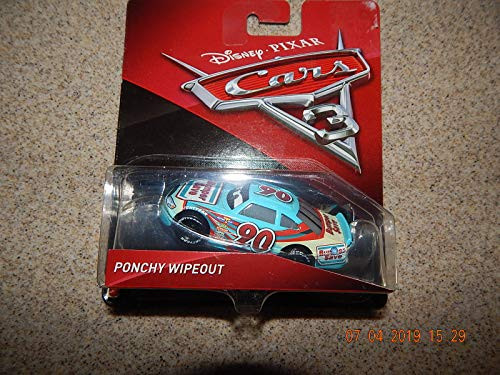Disney / Pixar CARS 3 Movie 155 Die Cast Car 90 Bumper Save Ponchy Wipeout