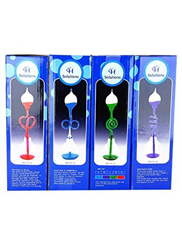 Colorful Office Thinking Hand Boiler, Glass Science Energy Transfer, Children Science Experiment, Love Birds Color Meter Hand Boiler, 2 Pcs Red and Green by C and H