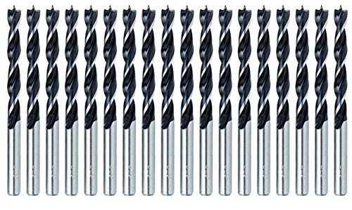 Max-Craft 1/8inch  Inch 20Pcs Brad Point Drill Bits Set Woodworking Brad Spur Point Drill Bits for Wood Drilling Softwood, Hardwood, Cabinet, Furniture, Polywood, carpentry Working. 1/8inch -20PCS
