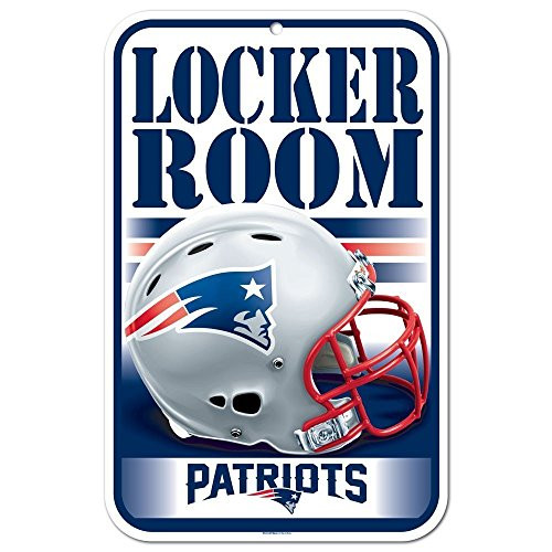 NFL New England Patriots 11-by-17-Inch Locker Room Sign NFL New England Patriots 11-by-17-Inch Locker Room Sign