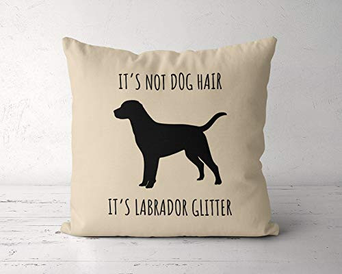 rfy9u7 Labrador Retriever Pillow, Its Not Dog Hair Its Labrador Glitter Pillow Case, Black Lab, Yellow Lab, Chocolate Lab, Labrador Retriever Gift, 18x18 Inch rfy9u7 Labrador Retriever Pillow, Its Not Dog Hair Its Labrador Glitter Pillow Case, Black Lab, Yellow Lab, Chocolate Lab, Labrador Retriever Gift, 18x18 Inch
