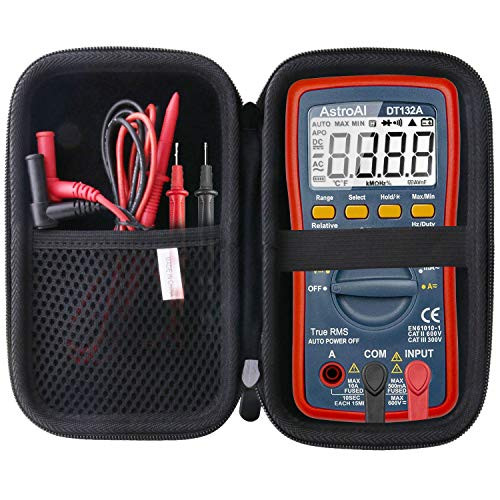 waiyu Hard Carrying Case for AstroAI Digital Multimeter, TRMS 4000 Counts Volt Meter Voltage Tester