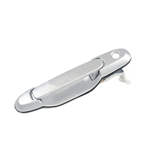 Sentinel Parts Front Right Passenger Side Outside Door Handle Silver Compatible Replacement for 1998-2003 Toyota Sienna