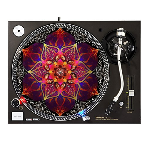 Red Flower - DJ Turntable Slipmat