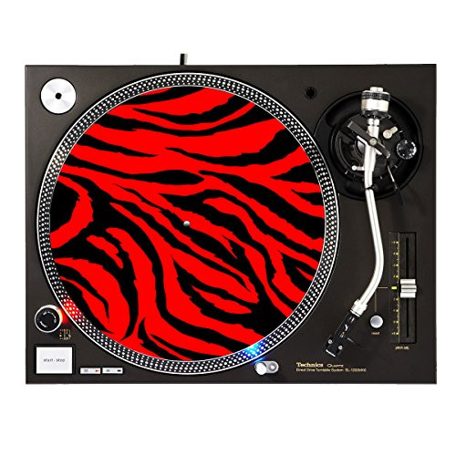 Red Zebra - DJ Turntable Slipmat