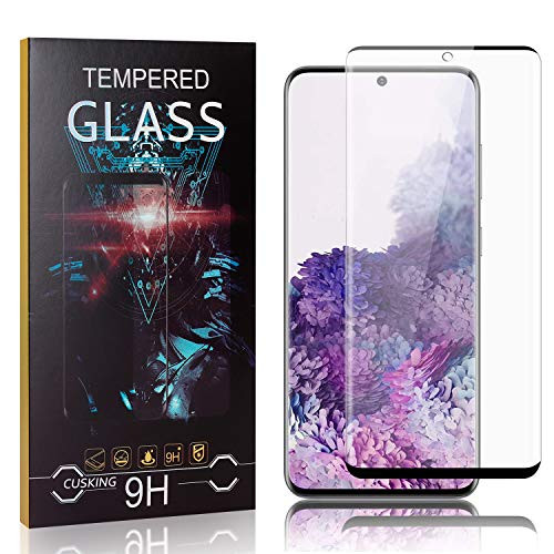 Screen Protector for Galaxy S20 Plus, CUSKING Bubble Free Tempered Glass Screen Protector for Samsung Galaxy S20 Plus, High Transparency, Easy Installation, 3 Pack