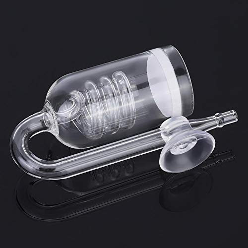 Zouminyy ???? ???? ?????? Carbon Dioxide Aquarium Refiner, Diffuser Equipment Aquarium Atomizer Diffuser, Water Plants Glass for Water Plants Tank