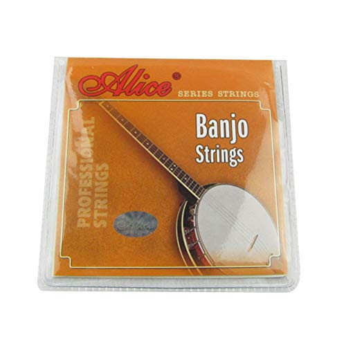 Musiclily Alice Coated Copper Wound 5-String Banjo Strings Set