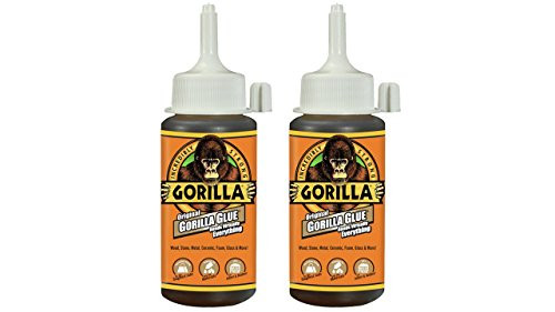 Gorilla Original Gorilla Glue, Waterproof Polyurethane Glue, 4 ounce Bottle, Brown, (Pack of 2) Gorilla Original Gorilla Glue, Waterproof Polyurethane Glue, 4 ounce Bottle, Brown, (Pack of 2)