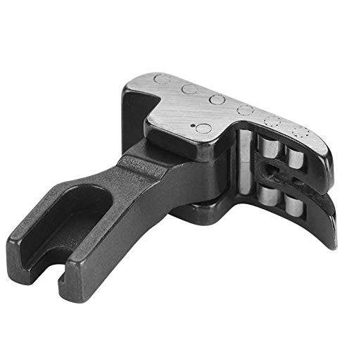 Roller Steel Presser Foot, 12 Bearings Black R141 Roller Steel Presser Foot Industrial Flat Bed Sewing Machine Part for Thick Cloth