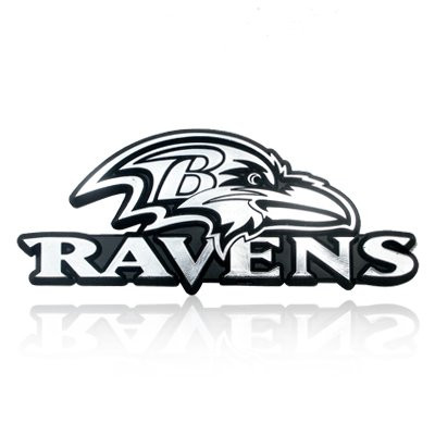 NFL Baltimore Ravens 3D Chrome Car Emblem