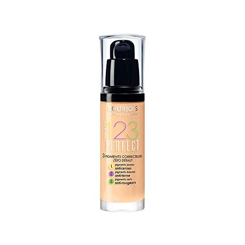 Bourjois Fond de Teint 123 Perfect Foundation for Women, 54 Beige, 1 Ounce