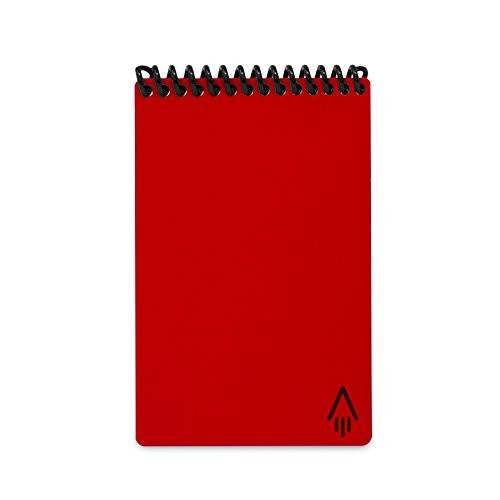 Rocketbook Everlast Mini Smart Reusable Notebook, Atomic Red, 3.5" x 5.5" (EVR-M-K-CBG)